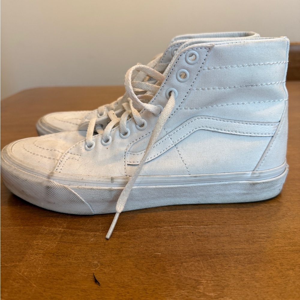 Vans White High-Top Sneakers